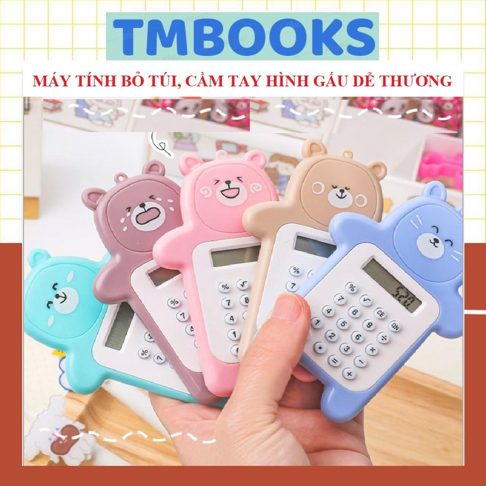 Máy Tính Mini Gấu Bỏ Túi Dễ Thương,Máy tính hình gấu cầm tay dành cho học sinh