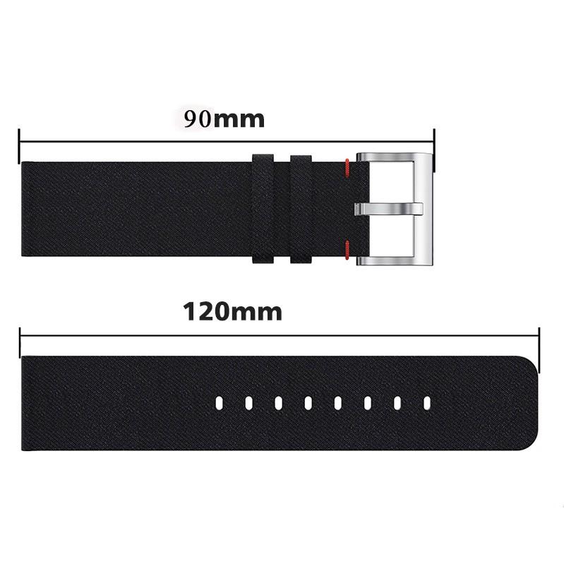 Dây đeo vải dệt cho đồng hồ thông minh Garmin Forerunner 645 245 245M