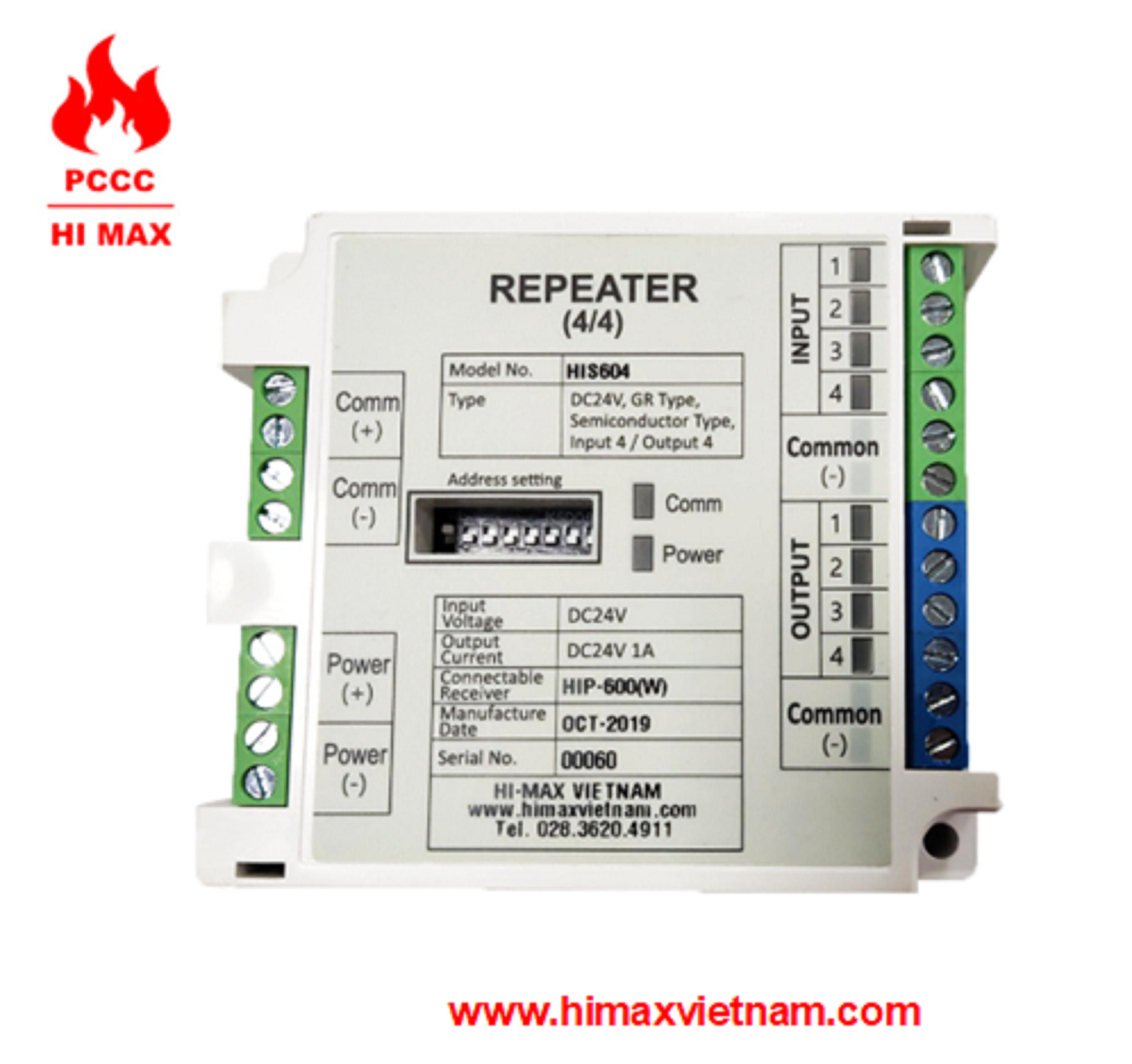 Module 4/4 hi max HIS604