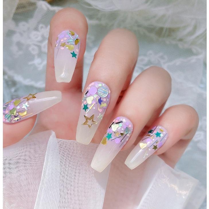 hũ phụ kiện trang trí nail