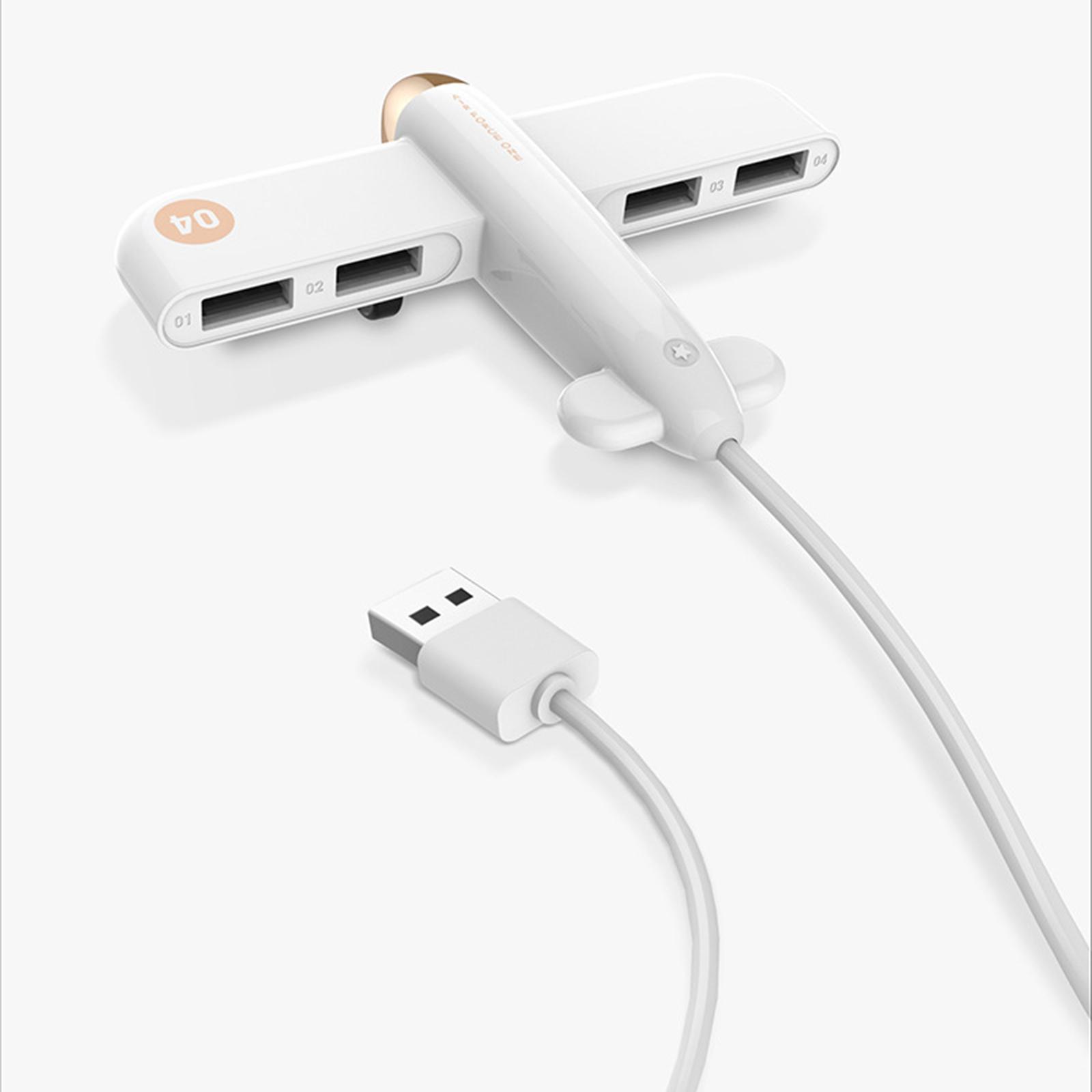 USB Hub Splitter Multiport USB for Laptop PC Portable for Home Travel Office