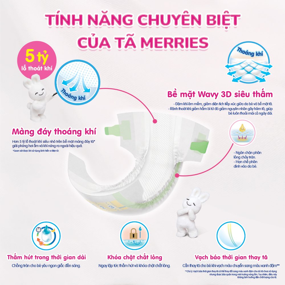 Tã dán Merries cỡ L 48 miếng