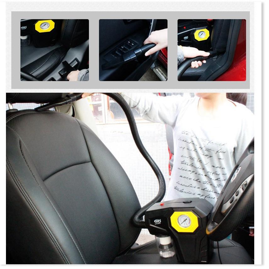 Máy hút bụi và bơm lốp ô tô cao cấp 120W 5m