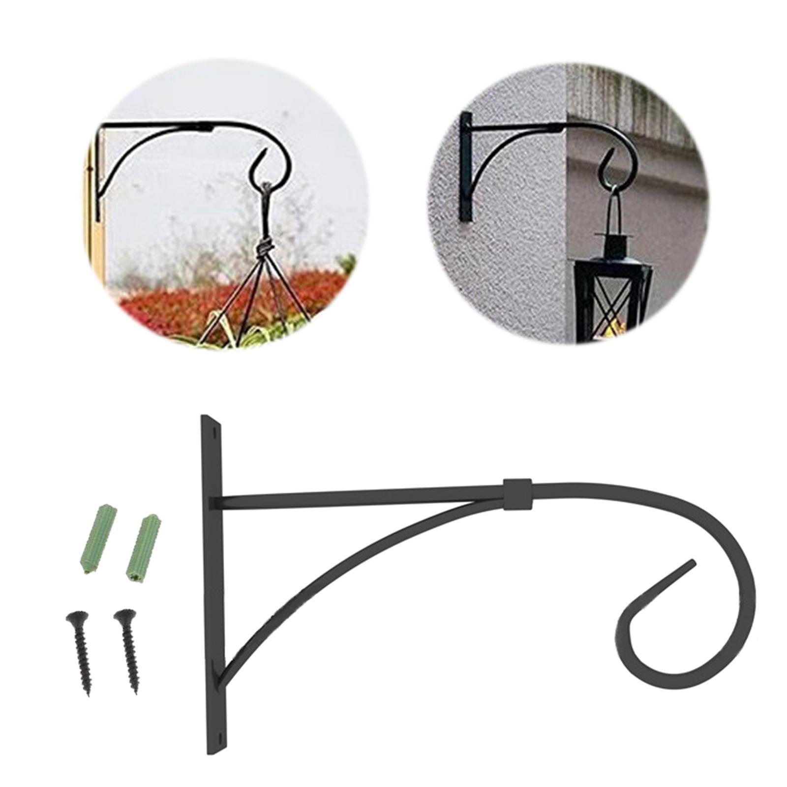 Hanging Basket Bracket Stylish Hanging Plant Bracket for Outdoor Garden