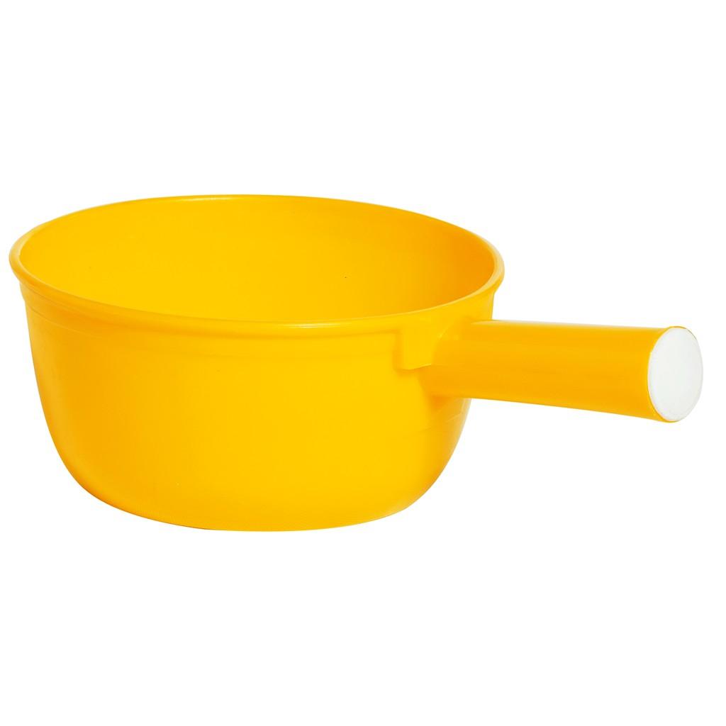Gáo múc nước màu đỏ, xanh lá, xanh dương, vàng, đủ kích cỡ lựa chọn, nhựa chính phẩm không mùi, bền bỉ an toàn sức khỏe
