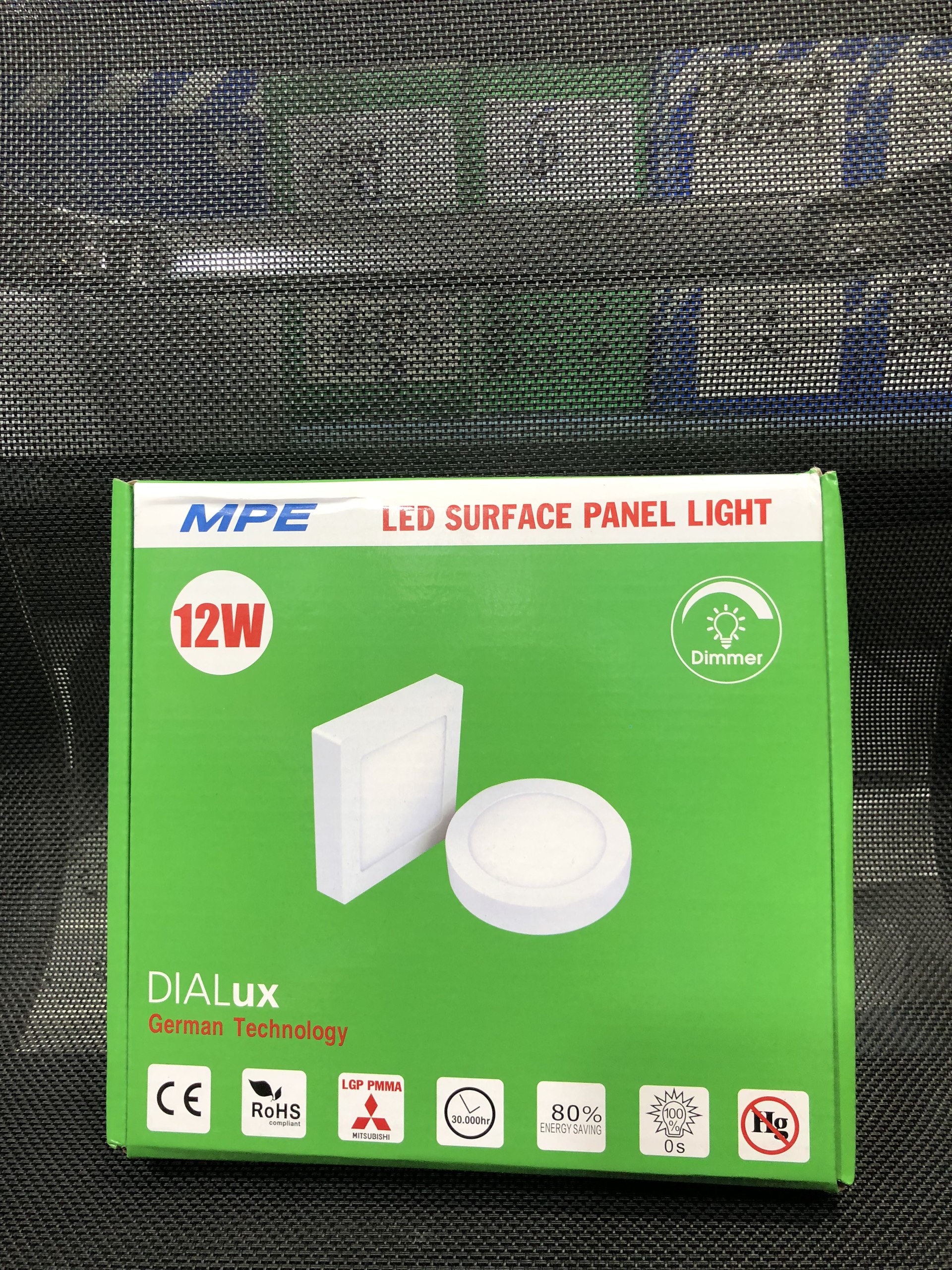 Đèn led panel ốp trần nổi tròn công suất 12W MPE