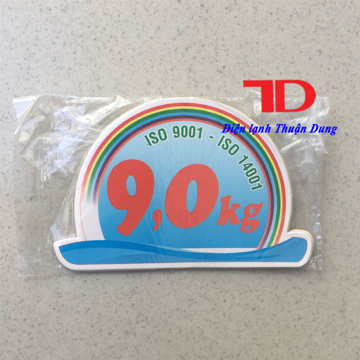 Combo 10 Tem dán trang trí Máy Giặt loại 9KG