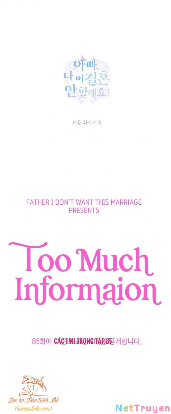 cha, con không muốn kết hôn đâu chapter 85 87