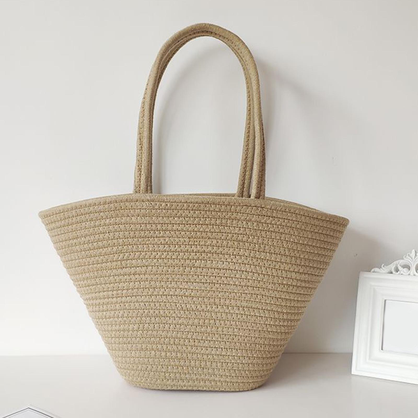 Women Shoulder Bag Large Capacity Beach Tote Bag for Shopping Outdoor Travel