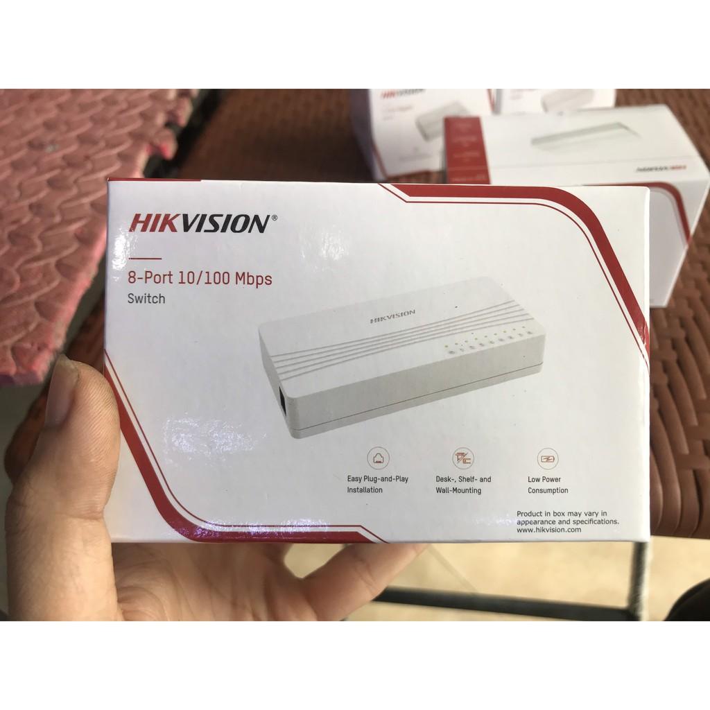 Bộ chia mạng 8 Cổng Hikvision DS-3E0108D-E ( 10/100Mbps ) - HÀNG CHÍNH HÃNG