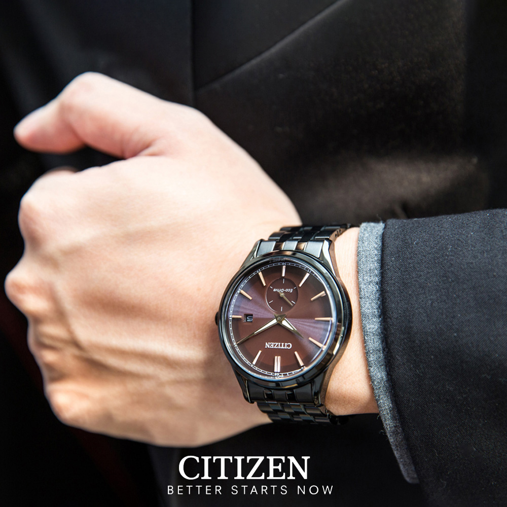 Đồng Hồ Nam Citizen Dây Thép Không Gỉ BV1115-82X - Mặt Nâu