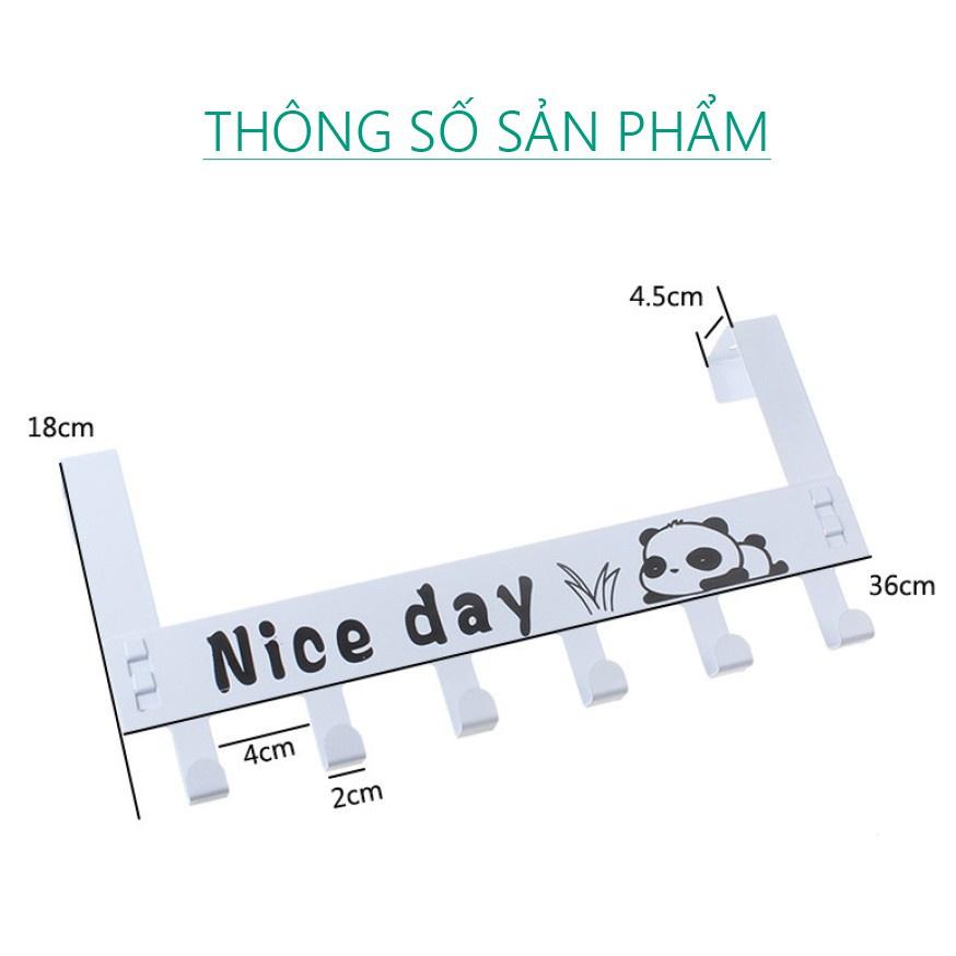 Móc Treo Quần Áo Gắn Sau Cánh Cửa Phòng Sơn Tĩnh Điện Loại 1 Không Gỉ