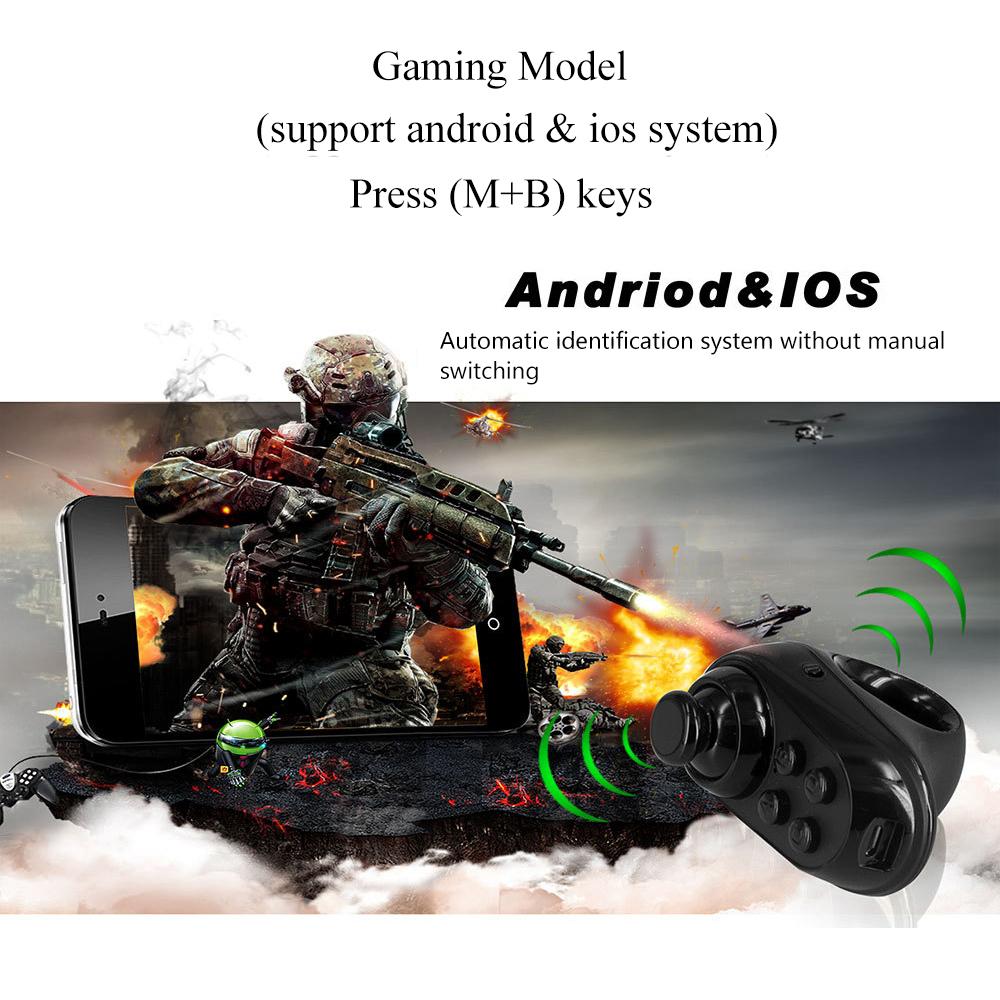 Bluetooth-Tương Thích Bộ Điều Khiển Chơi Game Tay Cầm Adapter Chơi Game Ngón Tay Chuột Chức Năng Trang Android IOS Chuột Chơi Game Mause Game Thủ