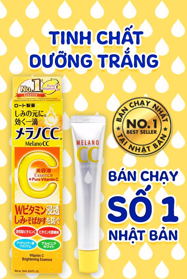 Tinh chất vitamin C tinh khiết dưỡng trắng và mờ thâm CC MELANO - 20ml