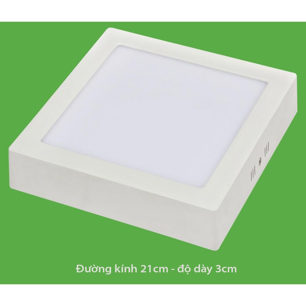 Đèn led ốp nổi 18w vuông ánh sáng trắng