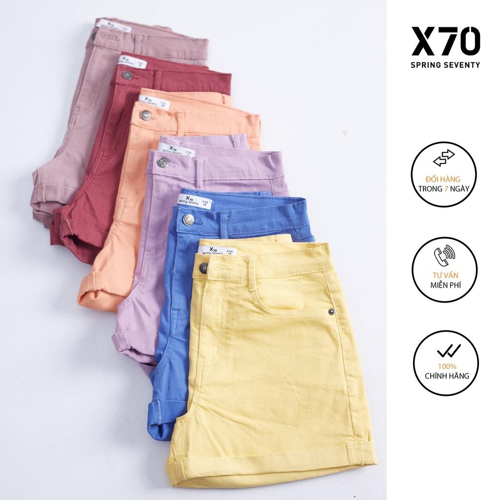 Quần Short Jean Nữ Kiểu Dáng Có Túi Nhiều Màu Sắc Thời Trang X70 - 04560008