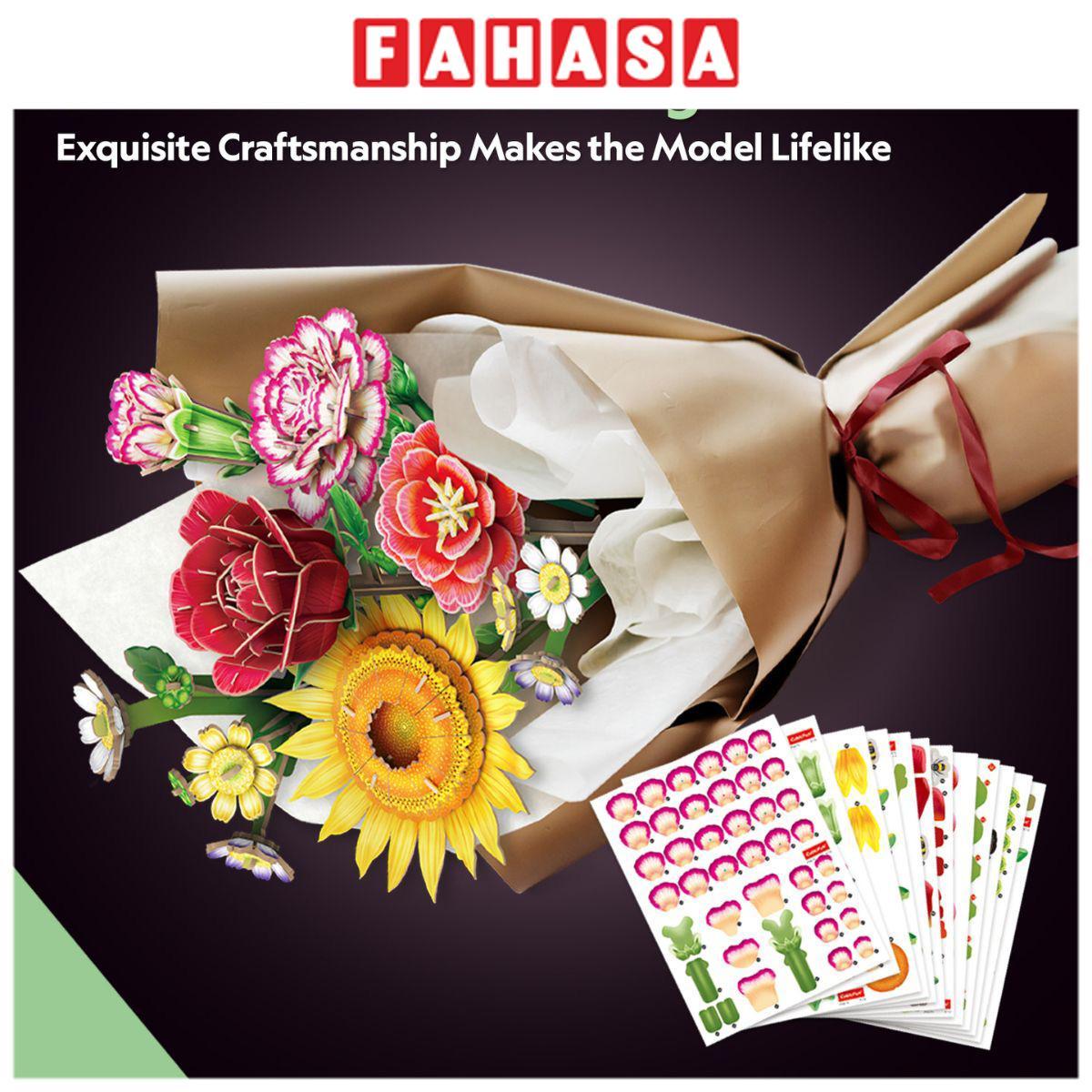 Đồ Chơi Lắp Ráp Bó Hoa Lớn - CubicFun P867h