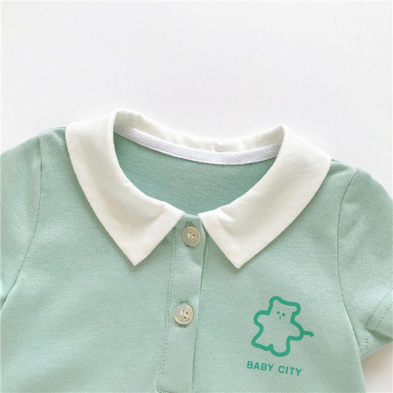 Body cộc tay cho bé chất thun cotton mềm mịn (5kg - 13kg)