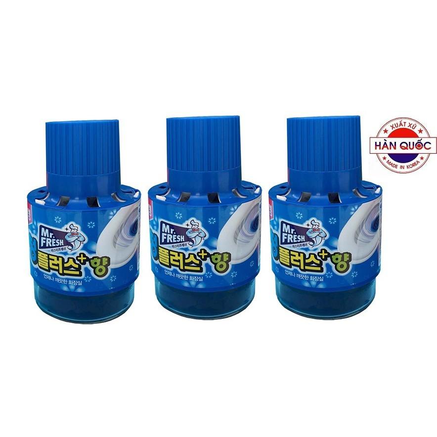 Combo 3 Chai thả bồn cầu hàn quốc Mr Fresh 180gr với 6000 lần xả