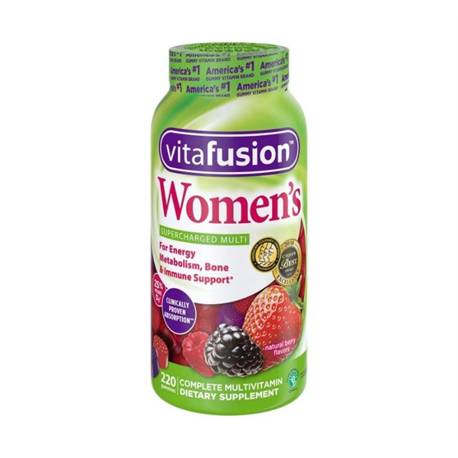 Kẹo Dẻo bổ sung Vitamin Vitafusion Women's Multivitamin, 220 viên (Hộp)