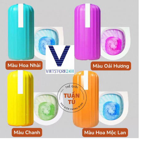 Lọ Thả Bồn Cầu Hình Trụ Nhiều Màu