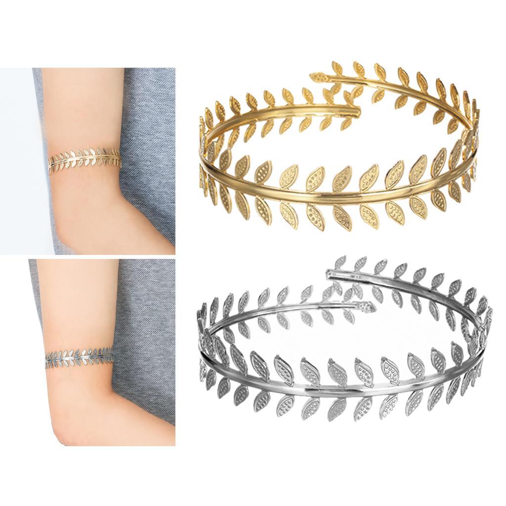 Roman Upper Arm Jewlery Bracelet Beach Summer Armband Golden