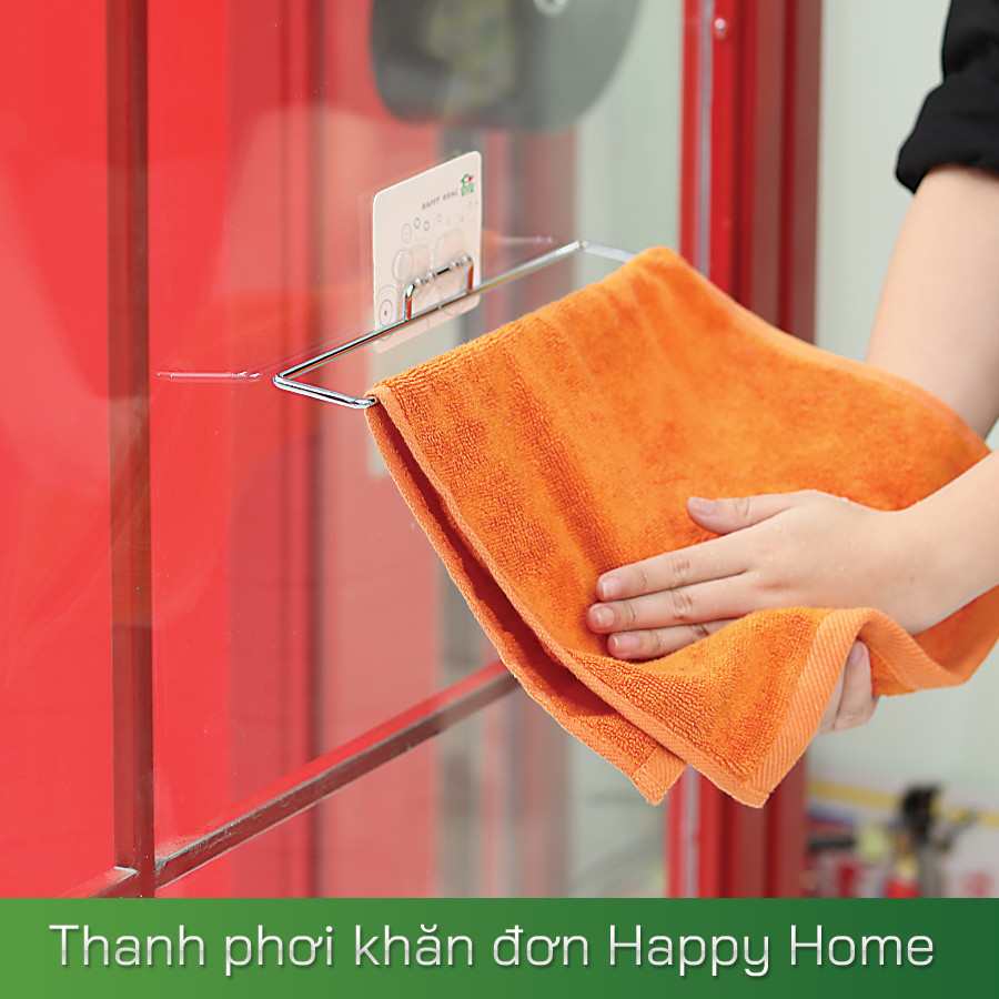 Thanh phơi khăn đơn Happy Home