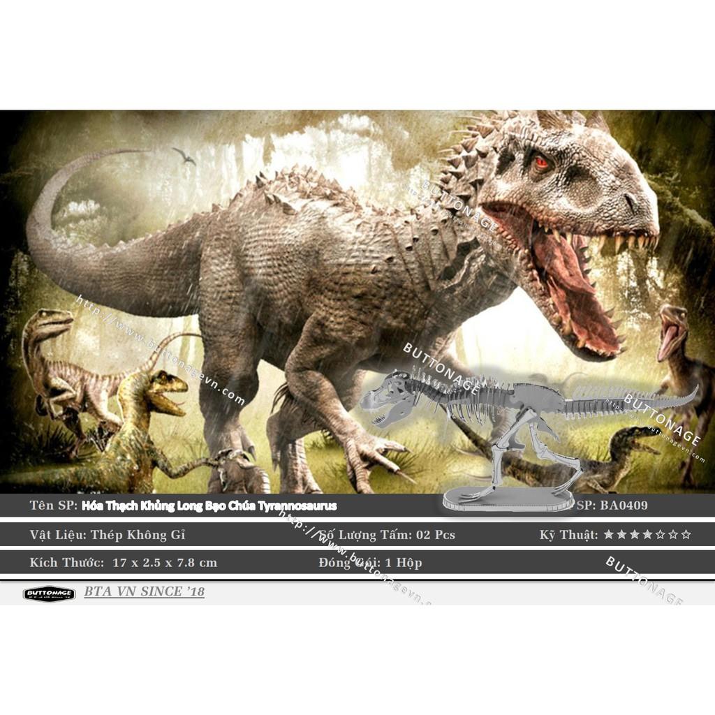 Mô Hình Lắp Ráp 3d Hóa Thạch Khủng Long Bạo Chúa Tyrannosaurus