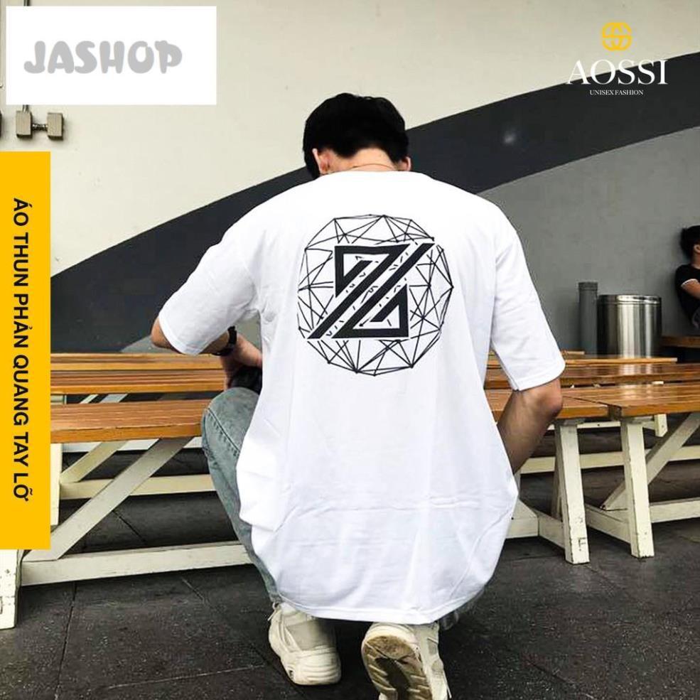 Áo thun phản quang tay lỡ THEZ - form unisex dành cho cả nam và nữ JASHOP