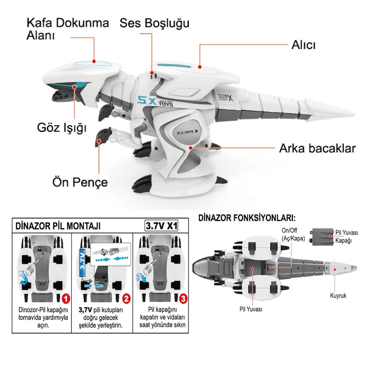 Đồ Chơi Robot Khủng Long Thông Thái Điều Khiển Từ Xa - Vecto VTG17