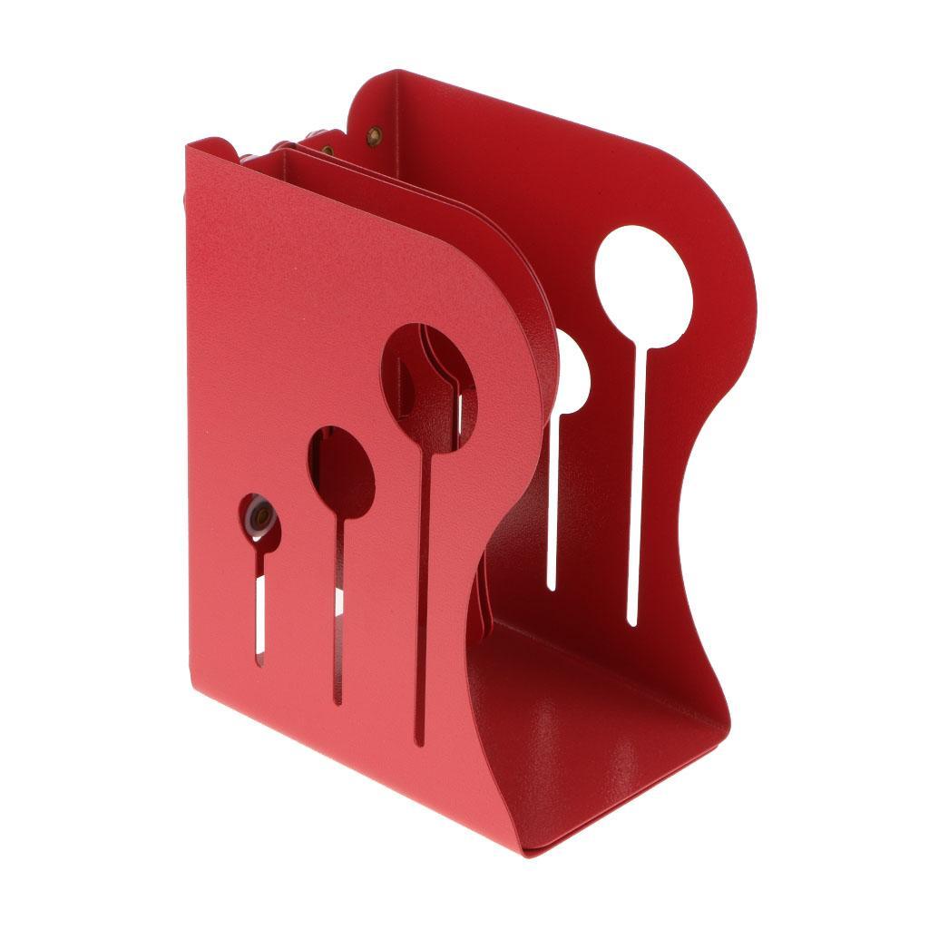 Adjustable Metal Bookends Office Non-slip Book Holder