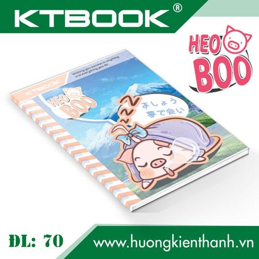 Gói 10 cuốn Tập học sinh cao cấp Giá rẻ Heo Boo giấy trắng ĐL 70 gsm - 96 trang
