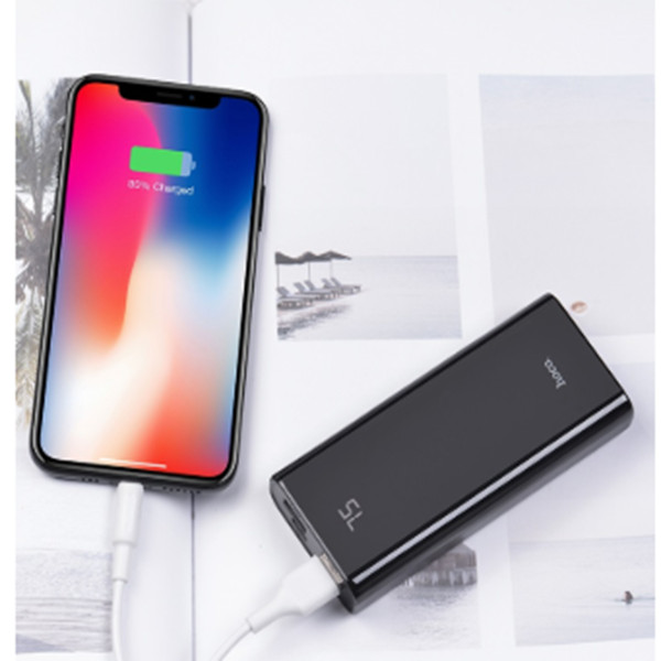 Pin Sạc Dự Phòng Hoco J45 - 10.000 mAh - Hàng CHính Hãng + Tặng kèm 1 Ghế Đỡ Điện Thoại Đa Năng T2