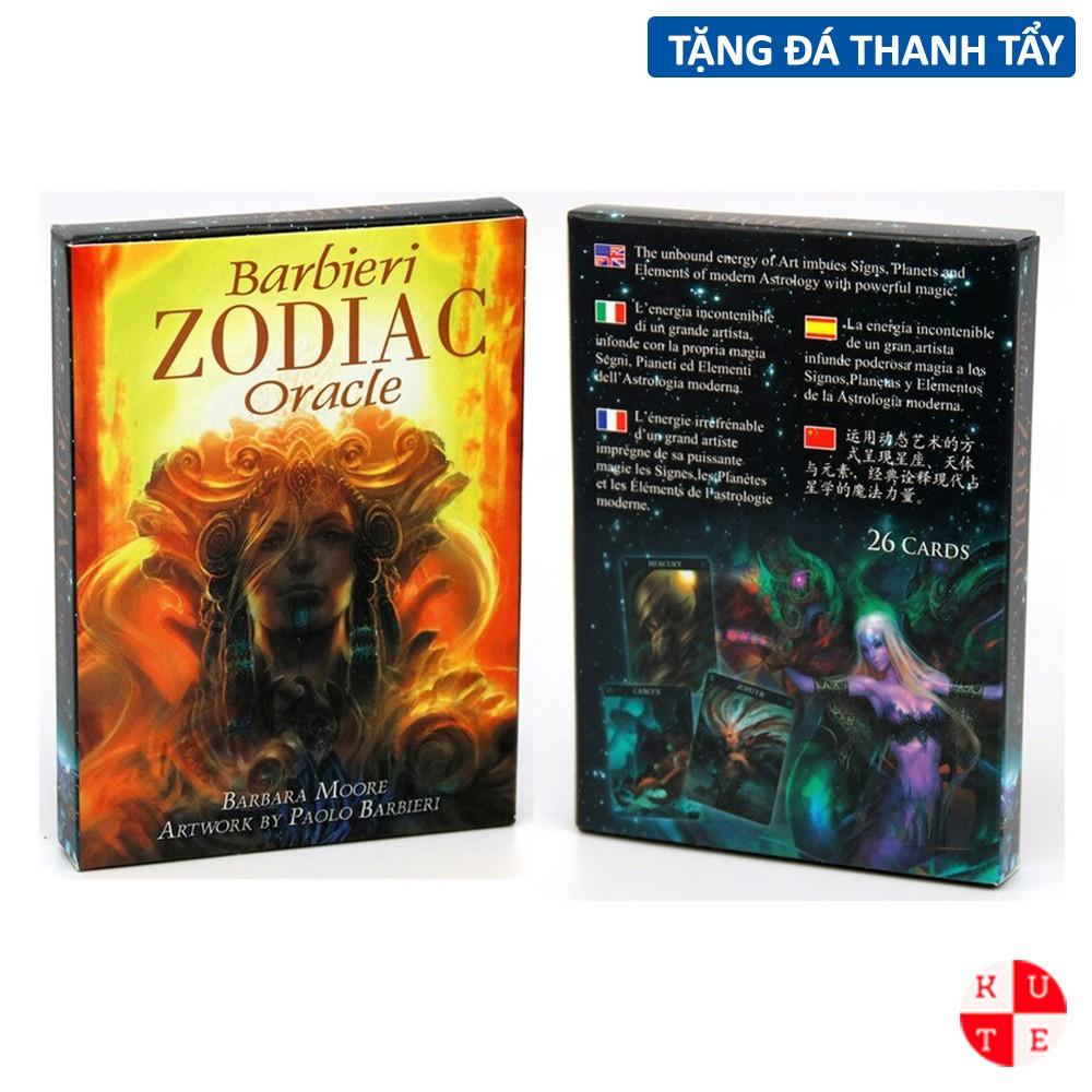 Bài Oracle Barbieri Zodiac 26 Lá Bài Tặng Đá Thanh Tẩy