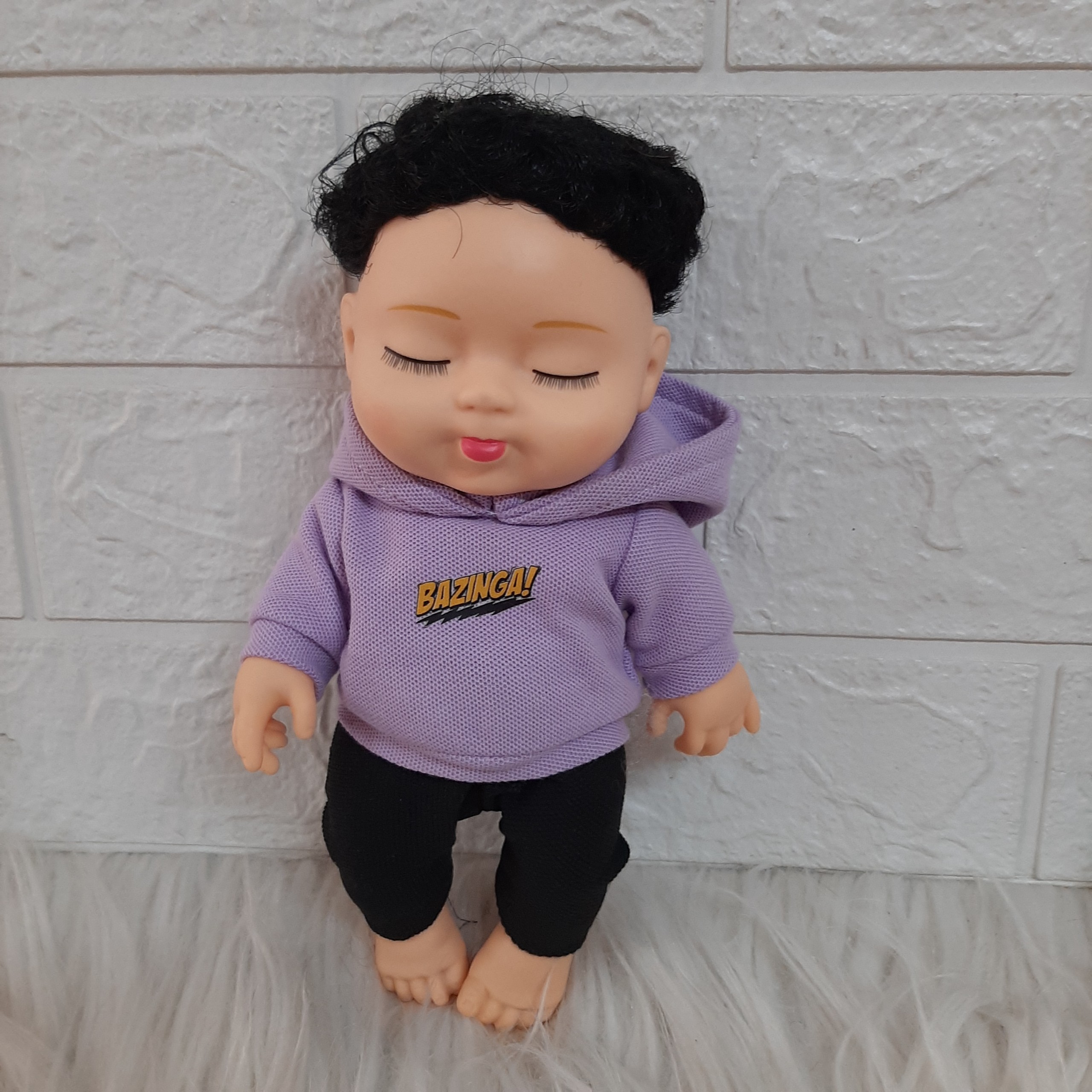 Búp Bê Nhựa Em Bé Ngủ Đông 25cm - Sleeping 10 Inch Doll