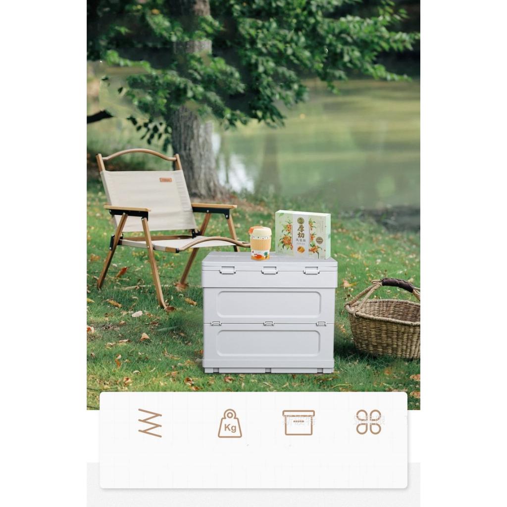 Hộp Đựng Đồ Xếp Gọn Cắm Trại Du Lịch Kiêm Bàn Ăn Camping Mini Table Box