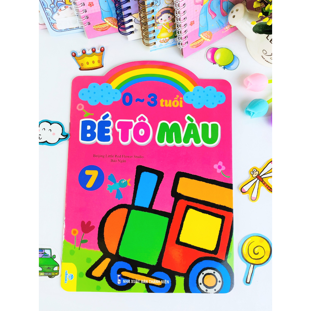 Sách - Combo 8 cuốn: Bé Tô Màu (0-3 tuổi ) - ndbooks