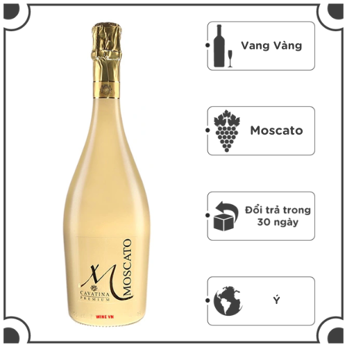 Rượu vang Cavatina Premium Moscato