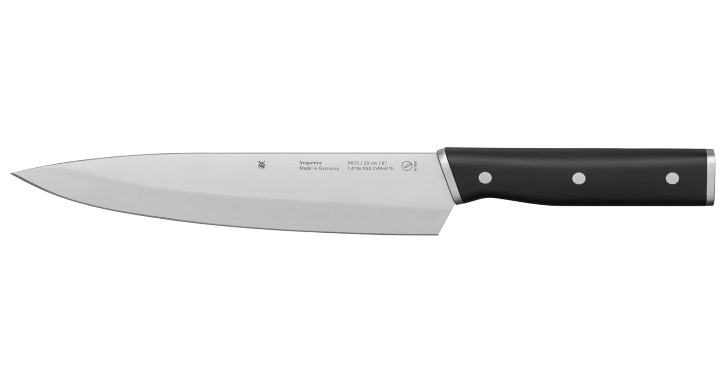 Bộ Dao 6 Món WMF SEQUENCE Chất Liệu Thép Không Gỉ, Giá Cắm Gỗ Sang Trọng, Bền Bỉ - 1882199992