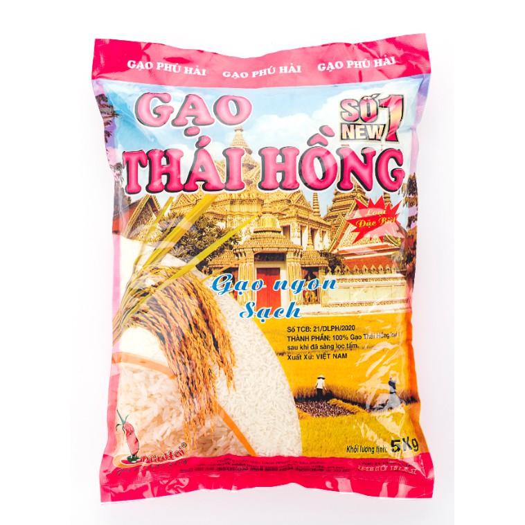 Gạo Thái Hồng số 1 New túi 5kg