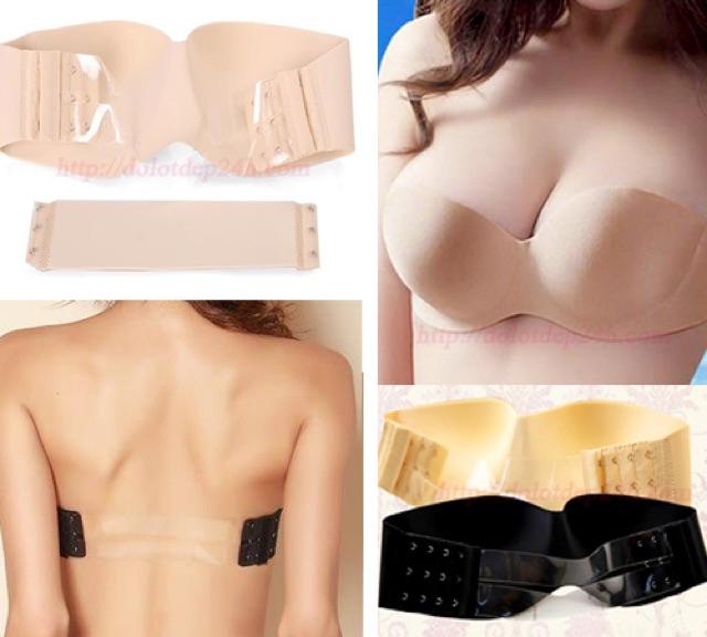 Áo lót cúp ngực ️️ Áo lót nữ không quai đẹp - Áo chíp mặc áo đầm hở lưng cao cấp