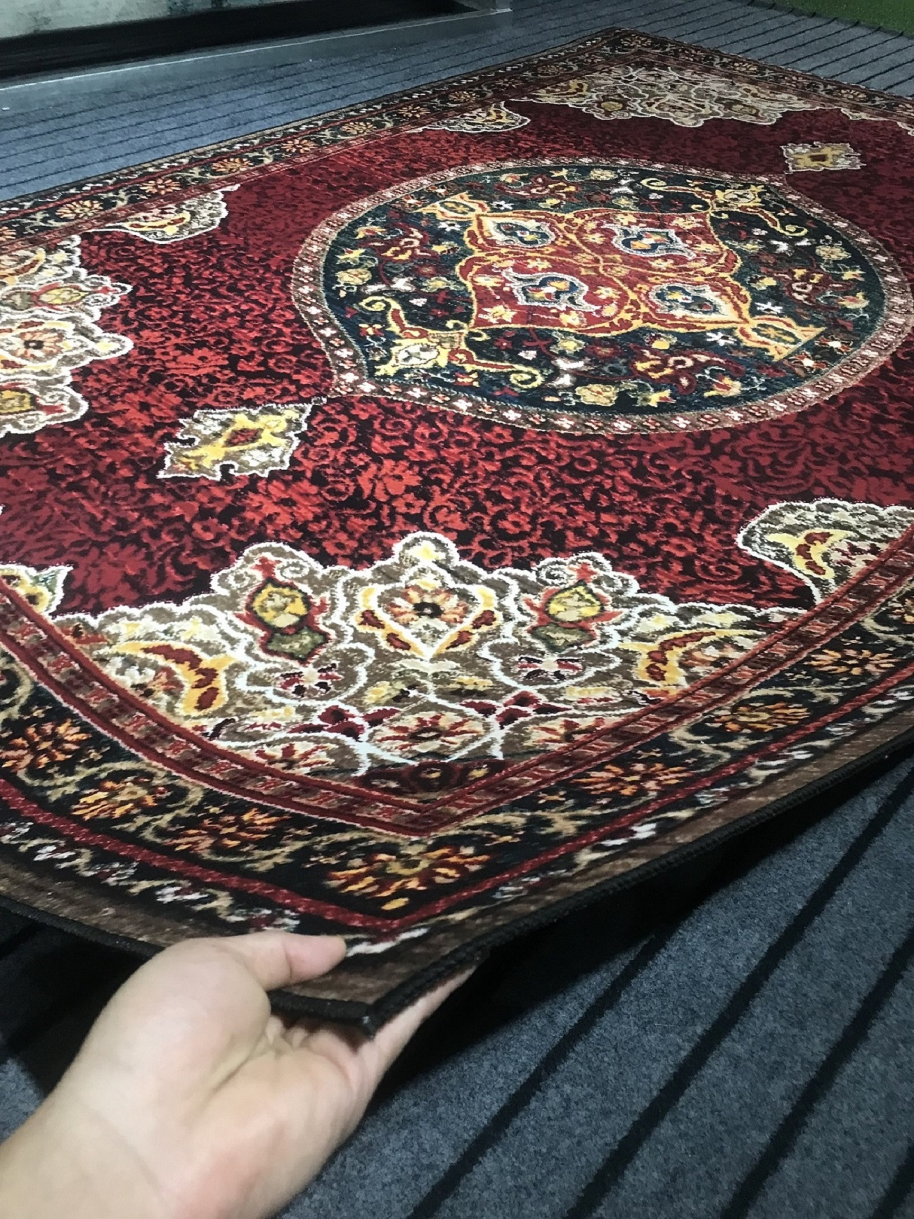 Thảm Lì Trải Sàn Phong Cách Vintage - Cổ Điển Trang Trí Phòng Khách ,Phòng Ngủ ,Chụp Hình Và Các Sự Kiện