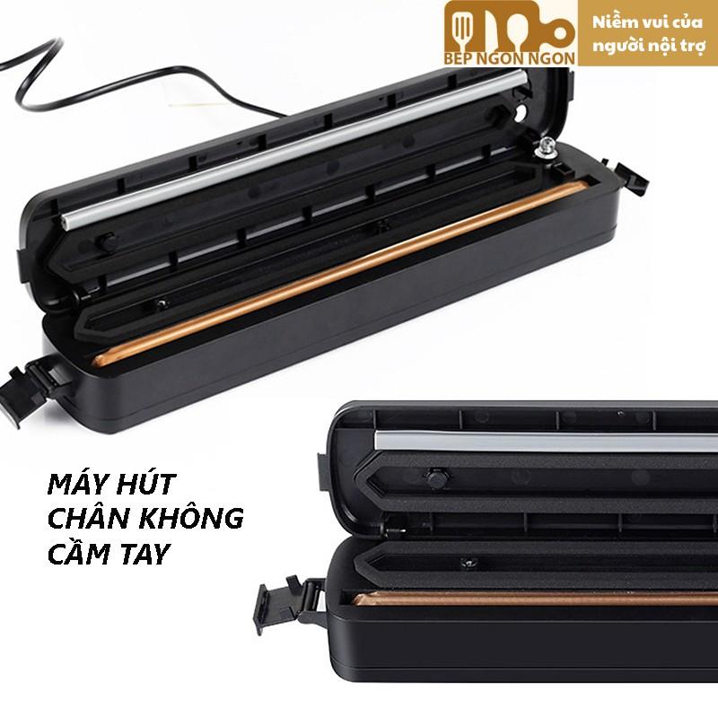 Máy hút chân không cầm tay Vacuum Sealer công suất lớn Máy hàn miệng túi mini Máy ép ch