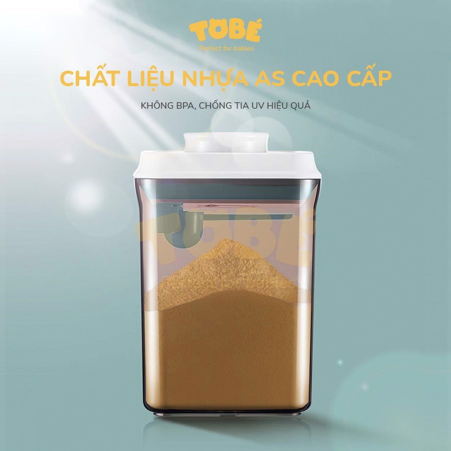 Hộp Đựng Sữa Bột Hela Dung Tích 2.3L- Hộp nhựa cao cấp nhập khẩu Hàn Quốc an toàn cho bé