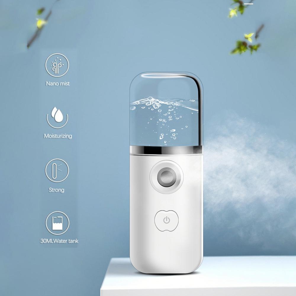 Máy phun hơi xông da mặt mini di động sạc điện USB
