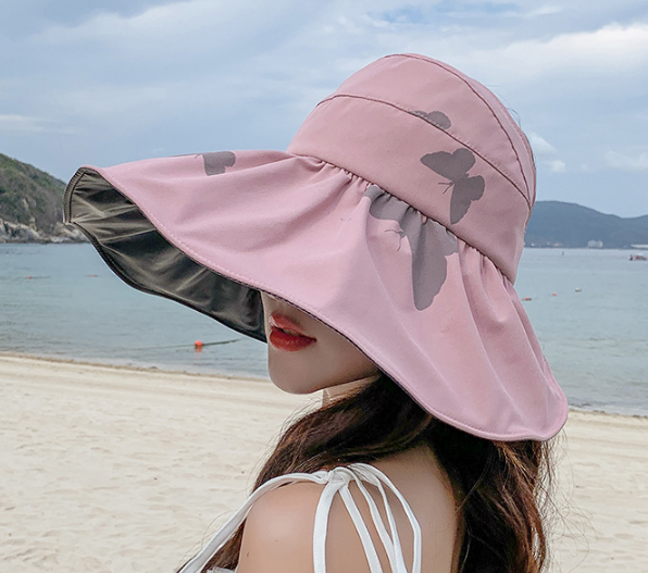 Mũ rộng vành chống nắng chống tia UV cao cấp, nón chống nắng nữ đi biển
