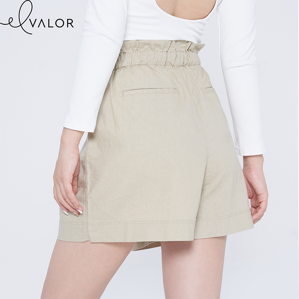 El Valor - Quần Short Linen Nữ xinh xắn đi chơi mềm mát sang năng động