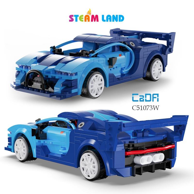 Đồ Chơi Lắp Ráp Điều Khiển Xe Blue Race Car - CADA C51073W