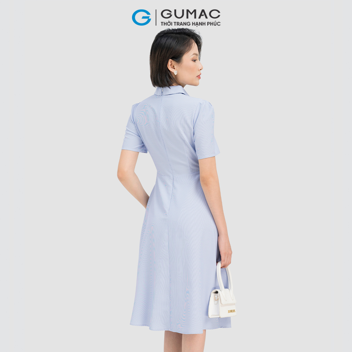 Đầm A khoen eo GUMAC DD04045