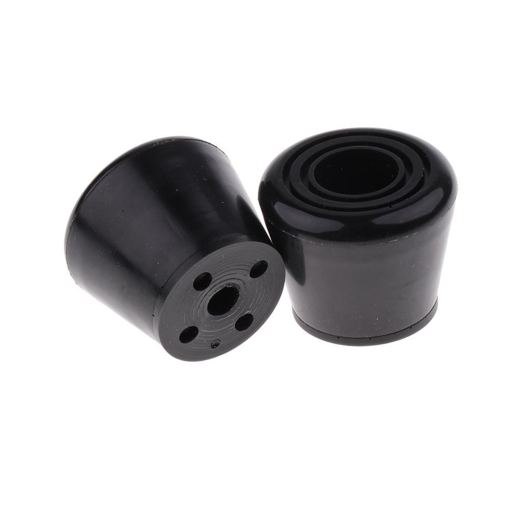 4x Black Roller Skates Toe Stops Stoppers Outdoor Inline Skating Accessories